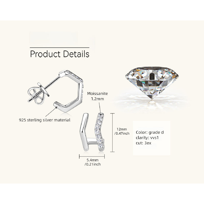 Secure closure huggie earrings with durable gold construction