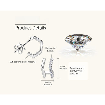 Secure closure huggie earrings with durable gold construction