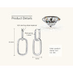 Detailed view of 14K gold stud earrings elegant design