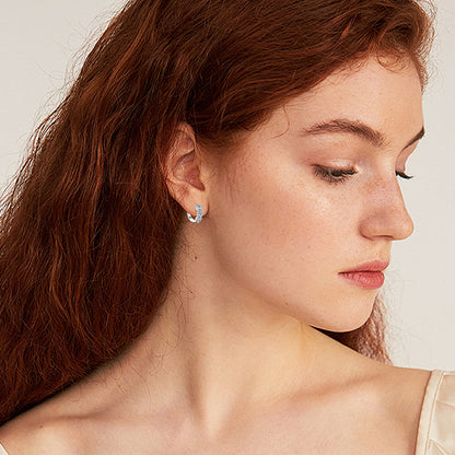 14K huggie hoops elegant styling photo for special occasion wear