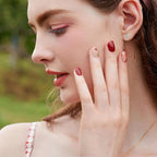 Four-leaf Clover Moissanite Stud Earrings -  -  Luckinging