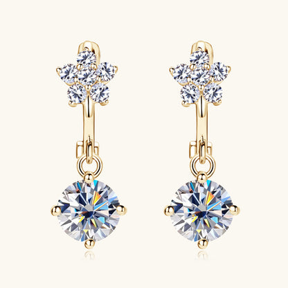 Styled shot of bridal earrings with elegant accessories for wedding