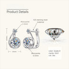 Comfortable flat back gold stud earrings for women