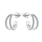 Split Open Moissanite Earrings -  -  Luckinging