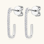 Earring hook and stone detail
