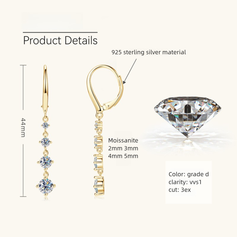 Elegant gold stud earrings with minimalist design