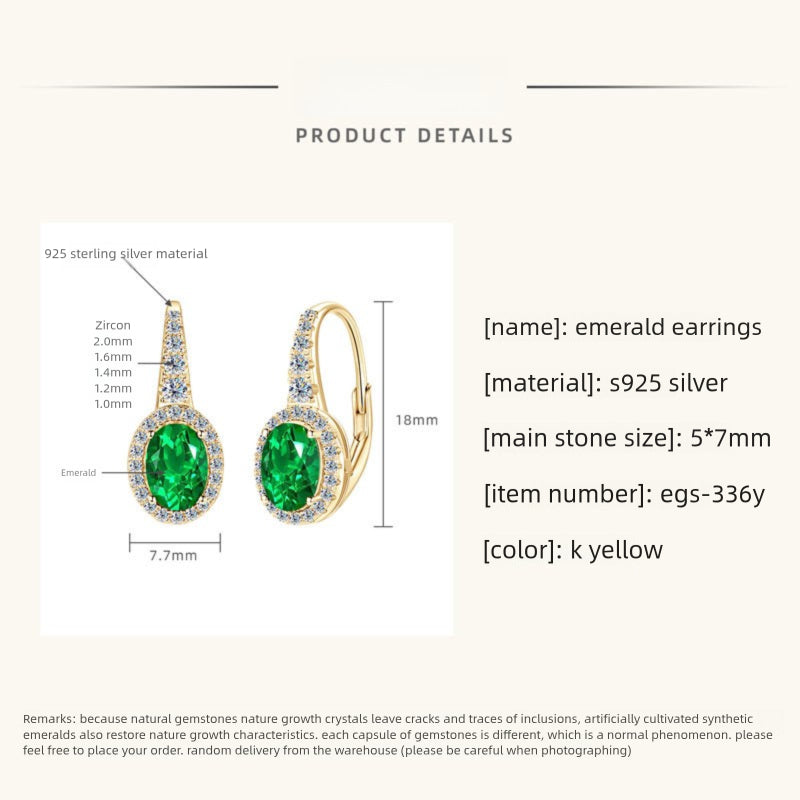 View of the secure lever back closure of the earrings