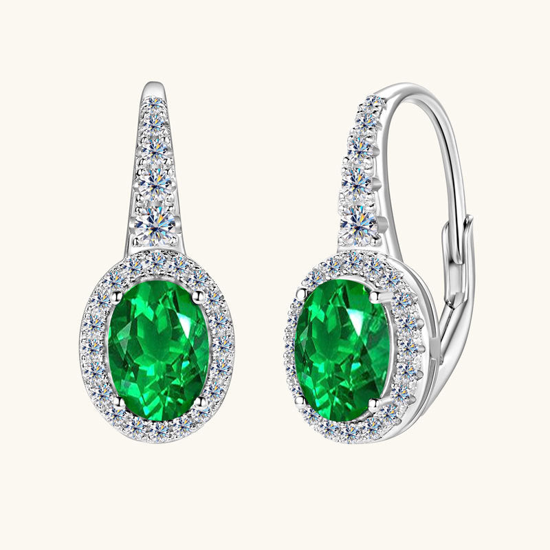 Image showcasing the luxurious style of the earrings