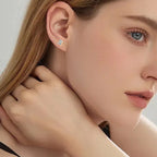 Four-leaf Clover Moissanite Stud Earrings -  -  Luckinging