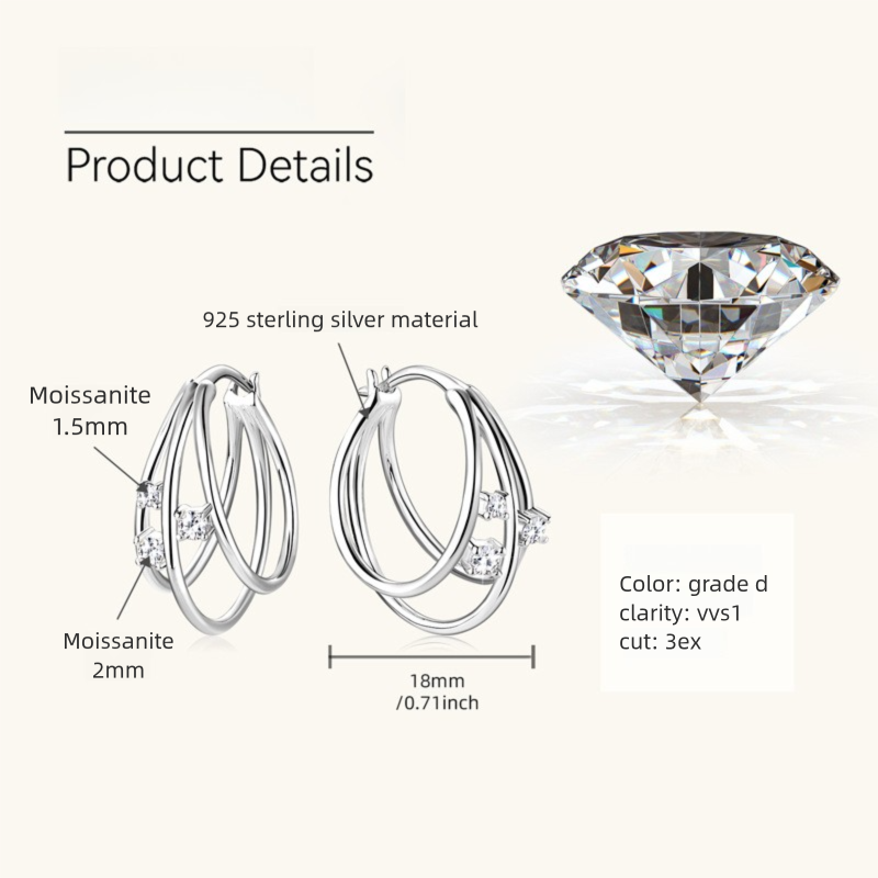 Technical diagram showing flat back stud earring construction post length backing system measurements
