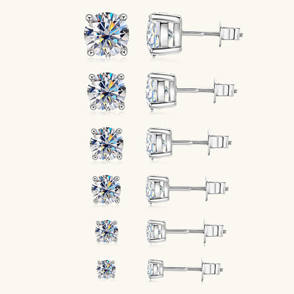 Multiple angle view of gold hoop earrings demonstrating versatile styling options