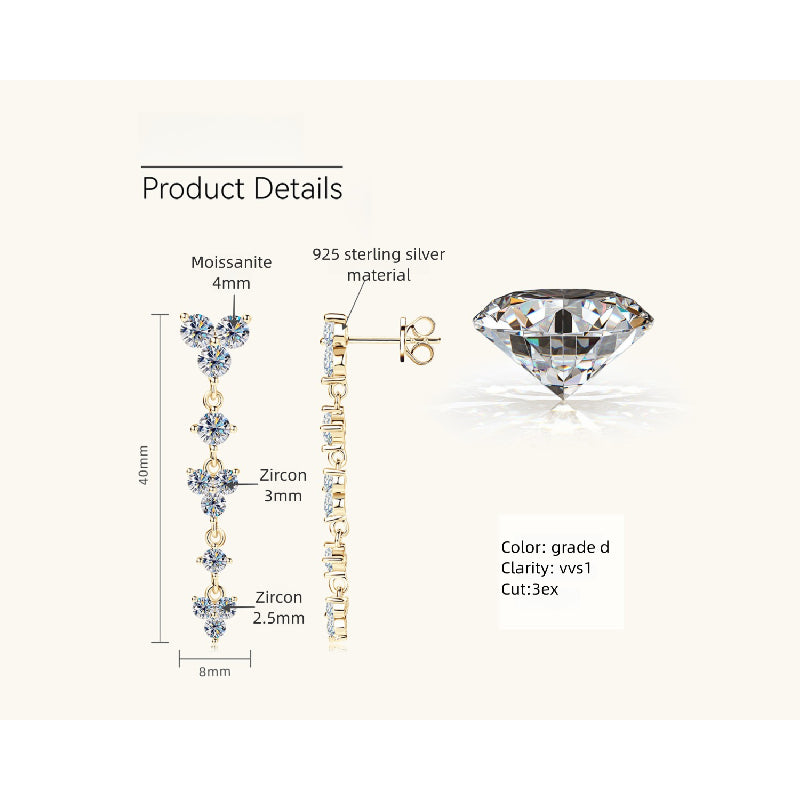 Hypoallergenic flat back design detail of earrings