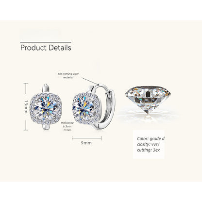 Hypoallergenic sterling silver hoop earrings suitable for sensitive ears