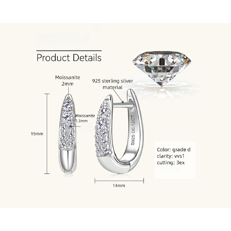 Top angle of leaf design earrings showing intricate silverwork
