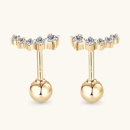 Premium packaging of Luckinging 14K gold flower drop earrings gift box