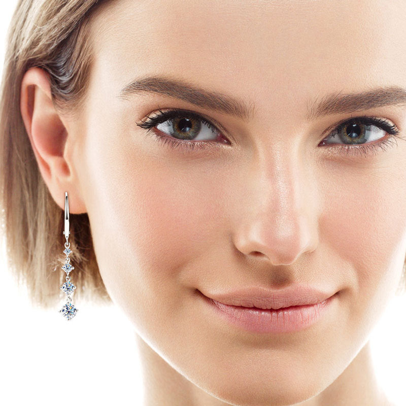 Luckinging minimalist gold stud earrings premium quality