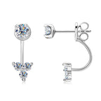Luckinging dangle earrings displayed on a white background