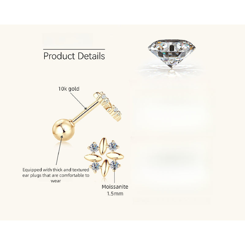 Elegant huggie stud earring designed for women