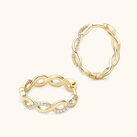 Gold huggie earrings small hoops for women daily wear