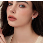 Round Moissanite Arrangement Earrings -  -  Luckinging