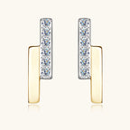 Lifestyle image of Luckinging hoop earrings being worn casually