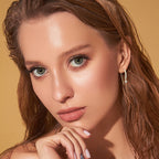 Luckinging Huggie Earrings elegant angle
