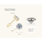 10k gold huggie earrings detailed view