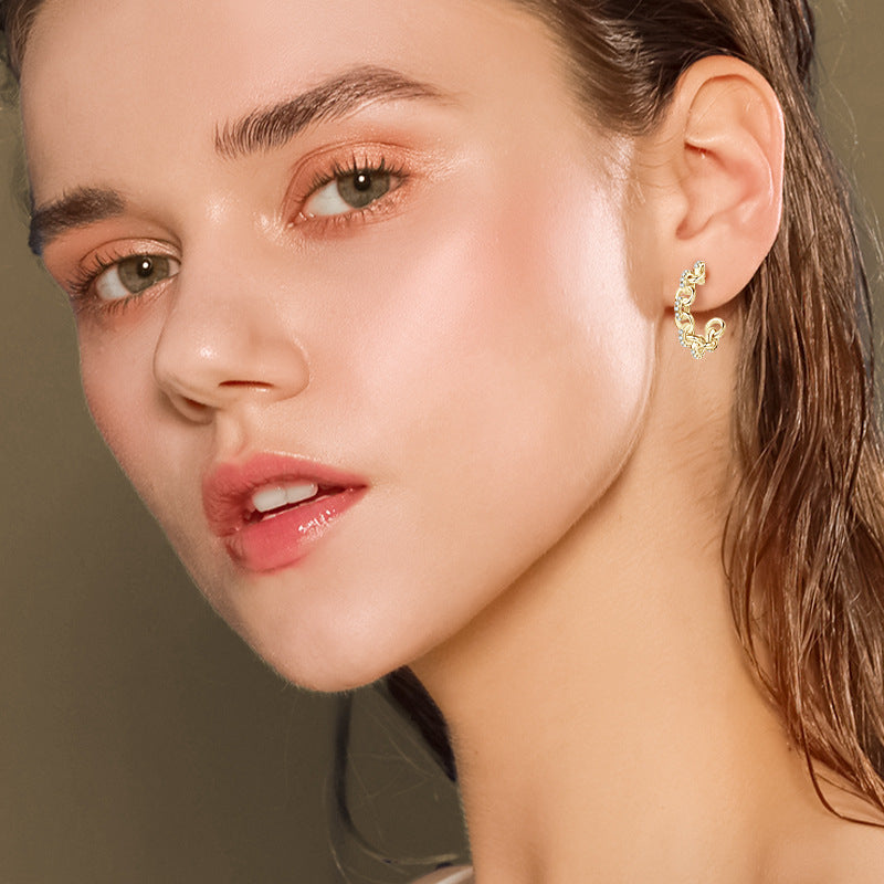 Luckinging Moissanite Chain Earrings packaging