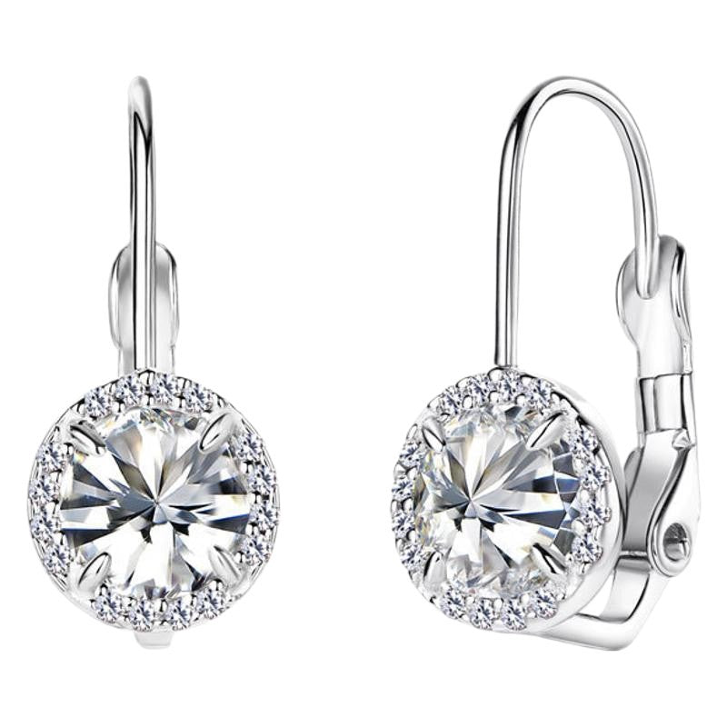 Luxury-focused image capturing the premium feel of the Luckinging Earrings