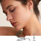 Texture and polish of the 925 Sterling Silver in Luckinging Nap Earrings