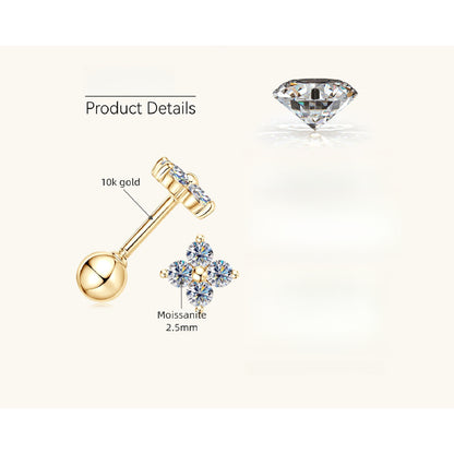 Premium quality Luckinging star stud earrings showcasing brand craftsmanship