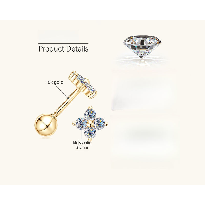 Image capturing the graceful hanging design of luckyking flower earring