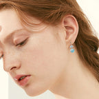 Image showcasing the luxurious and elegant style of the earrings