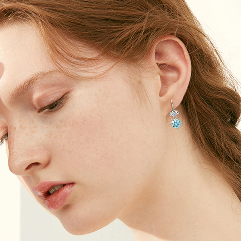 Image showcasing the luxurious and elegant style of the earrings