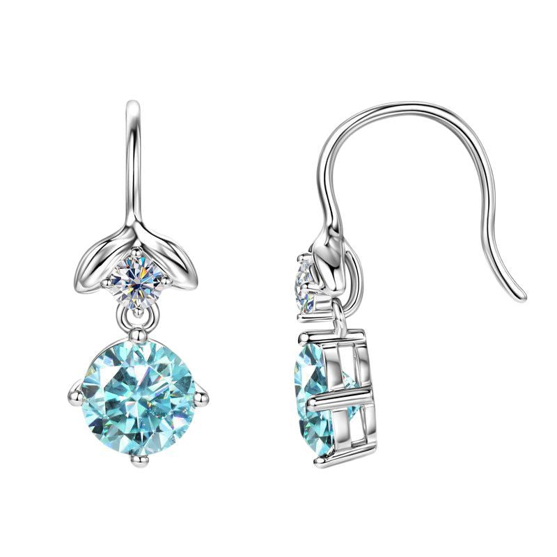 Display of the paired earrings together for a complete look