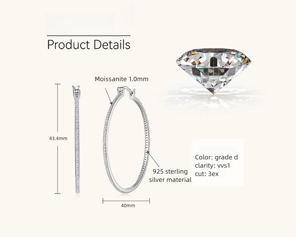 Image showing the backing detail of the hypoallergenic earrings