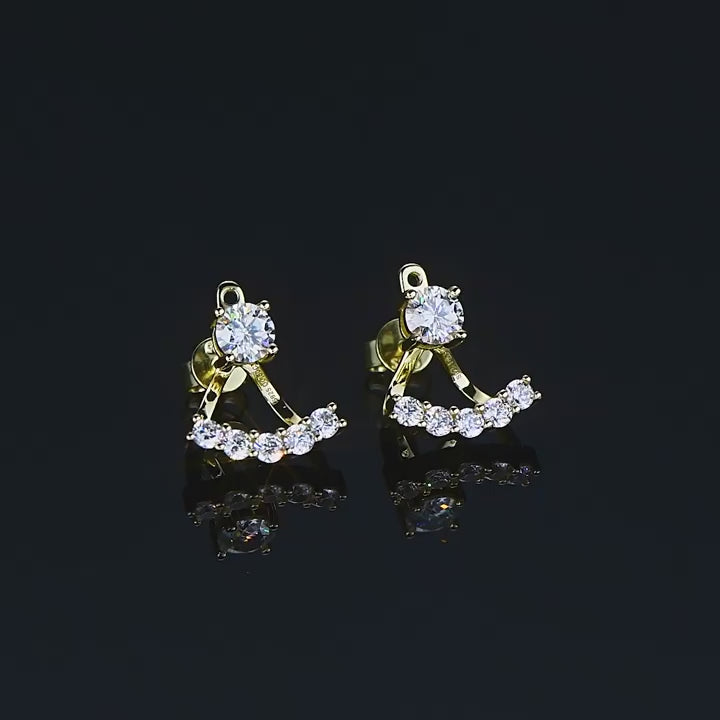 Butterfly Silver Dangle Earrings