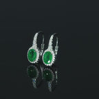 Emerald Huggie Earrings