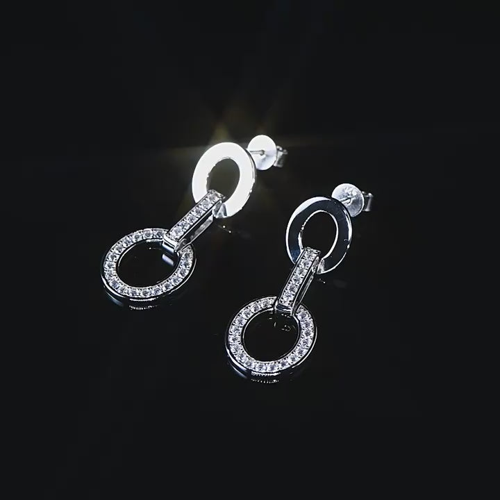 Silver Hoop Stackers