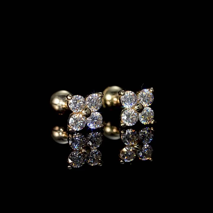Luckinging Star Moissanite Earrings