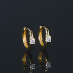 Luckinging Gold Huggie Hoops