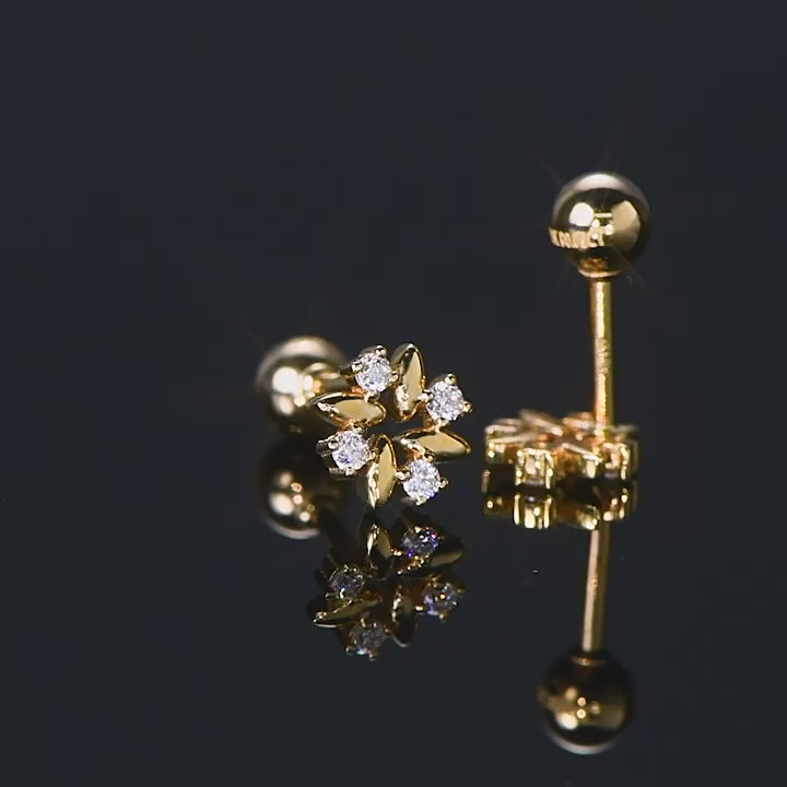 Luckinging Gold Huggie Earrings