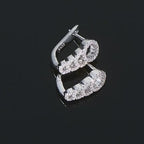 Luckinging Moissanite Silver Studs