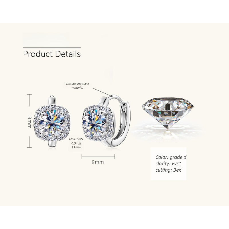 Timeless small hoop design with polished silver