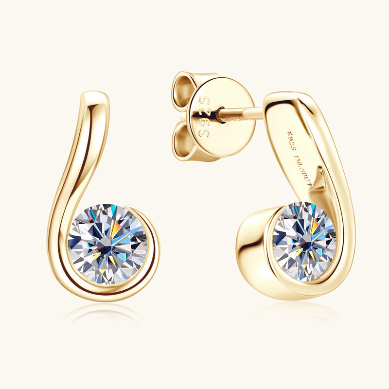 Six Shape  Moissanite Earrings -  -  Luckinging