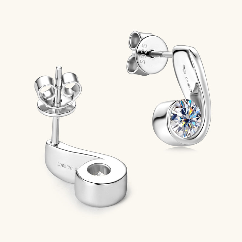 Six Shape  Moissanite Earrings -  -  Luckinging