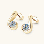 Six Shape  Moissanite Earrings -  -  Luckinging