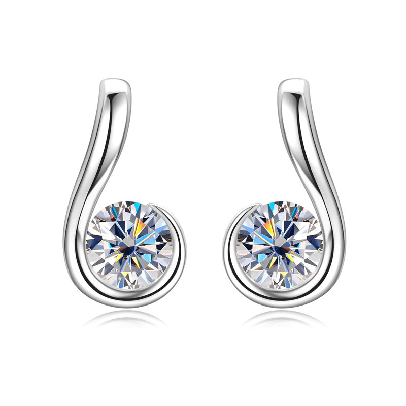 Six Shape  Moissanite Earrings -  -  Luckinging