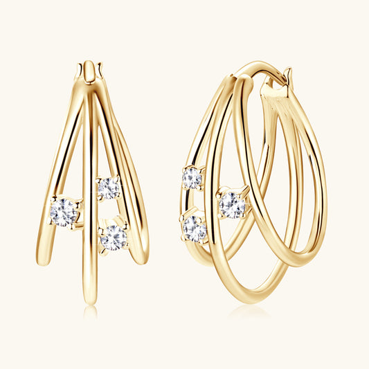 Sterling silver flat back moissanite stud earrings 4mm round brilliant cut hypoallergenic comfortable daily wear