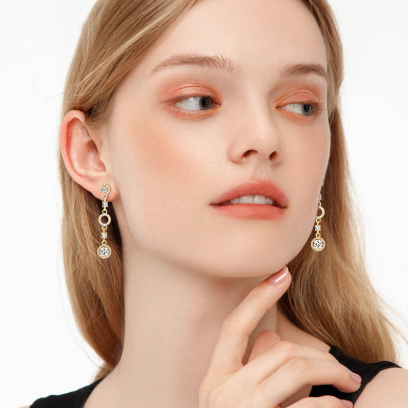 Tiny gold stud earrings everyday elegant minimalist jewelry